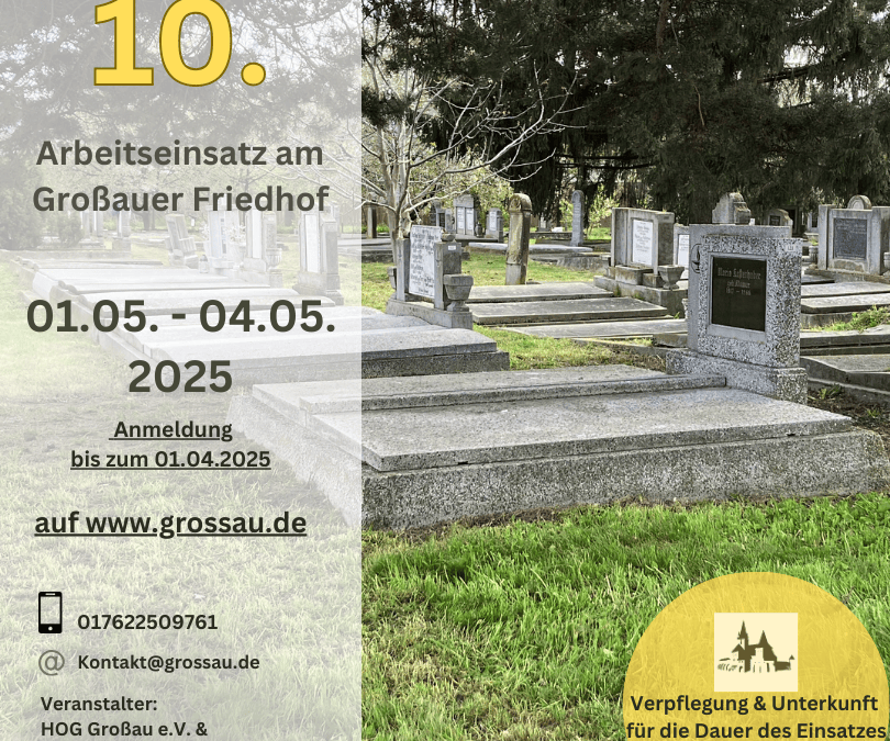 10. Arbeitseinsatz am Großauer Friedhof