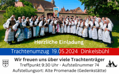 Großauer Trachtengruppe in Dinkelsbühl 2024