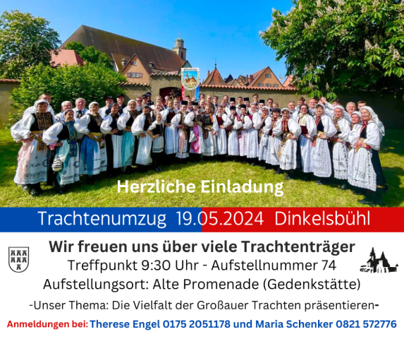 Großauer Trachtengruppe in Dinkelsbühl 2024